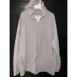 Lululemon Pave New Ways Full-Zip hoodie sweatshirt Glacier Grey White XL